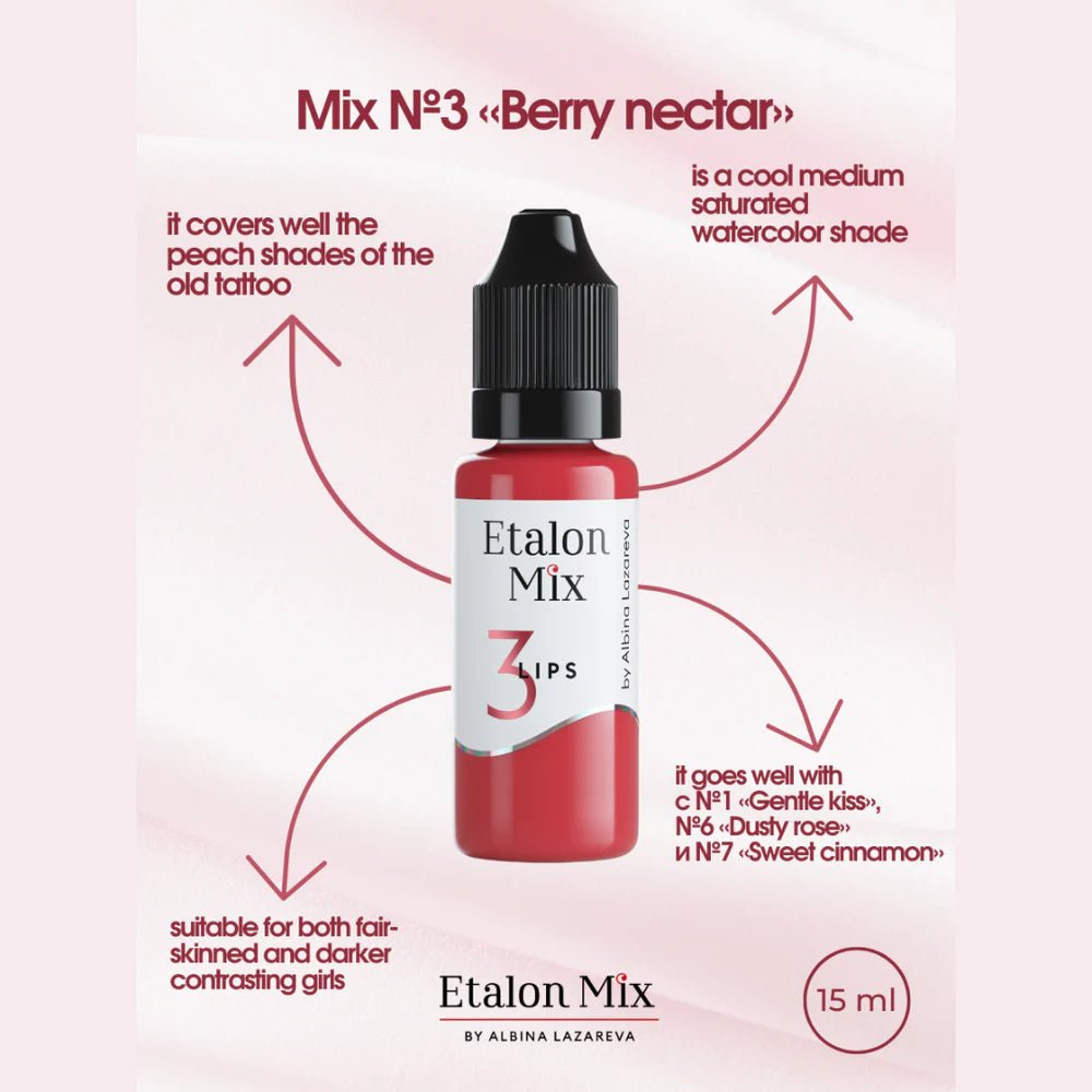 Etalon Mix №3 Berry Nectar Lips Pigment