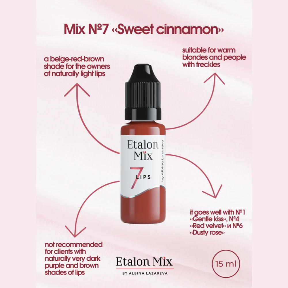 Etalon Mix №7 Sweet Cinnamon Lips Pigment 15ml