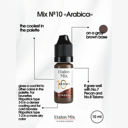 Etalon Mix №10 Arabica Inorganic Pigment 10ml