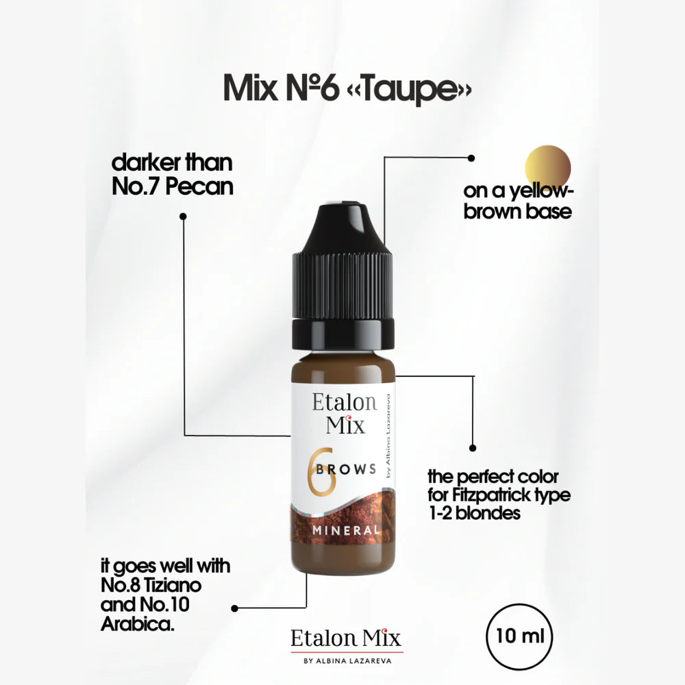 Etalon Mix №6 Taupe Inorganic Pigment 10ml