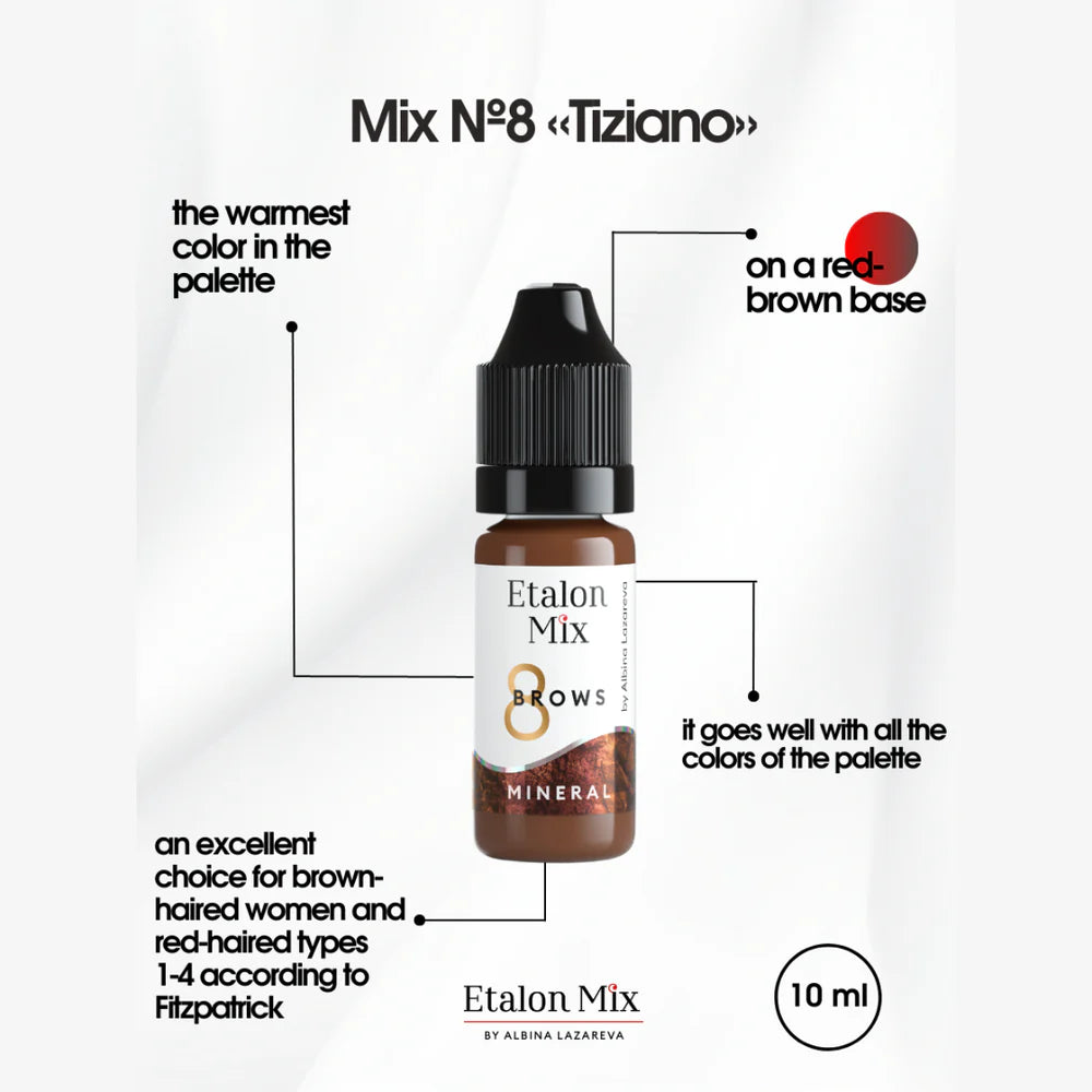 Etalon Mix №8 Tiziano Inorganic Pigment 10ml