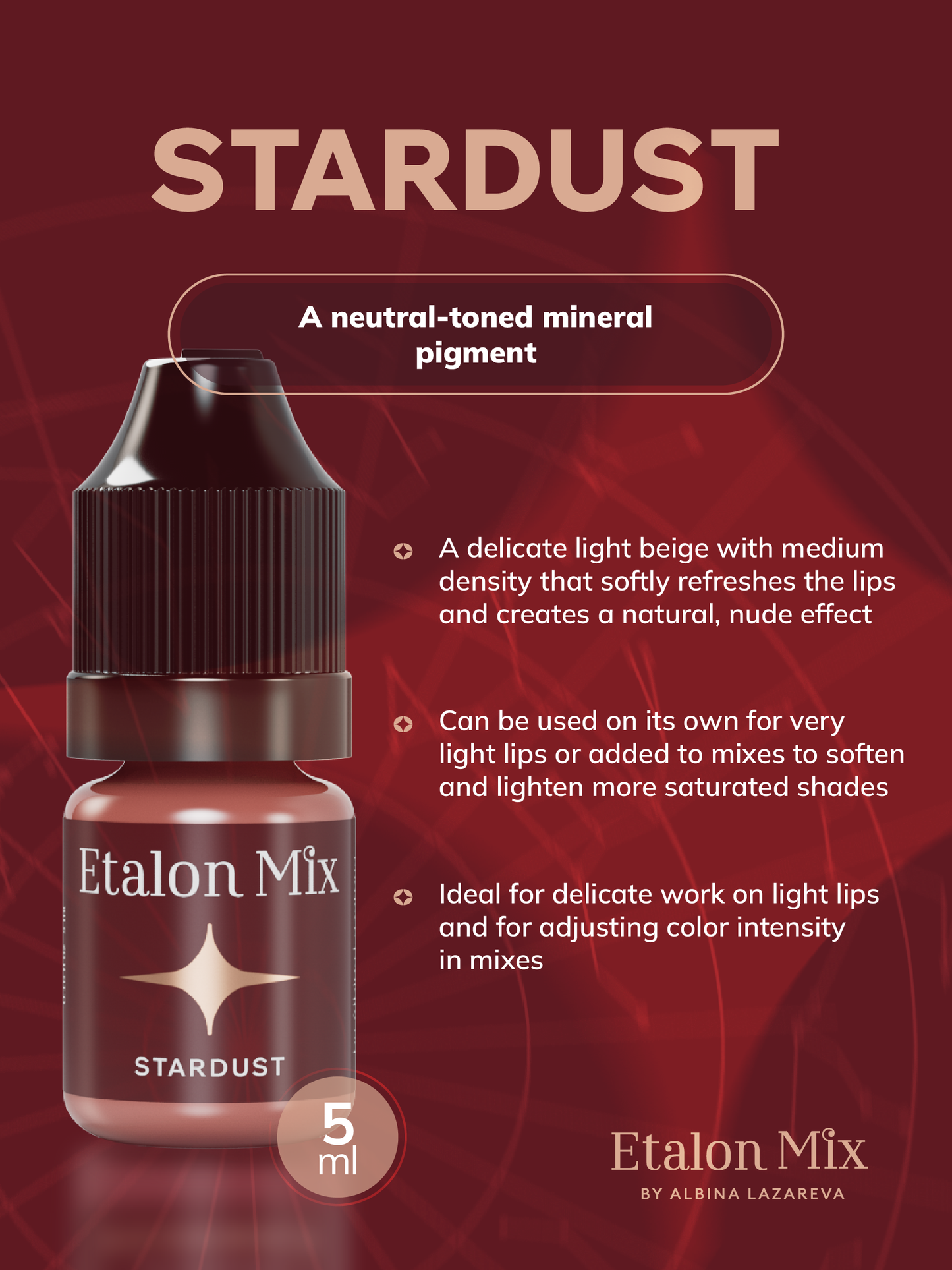 Etalon Mix Stardust Lips mineral pigment 5 ml