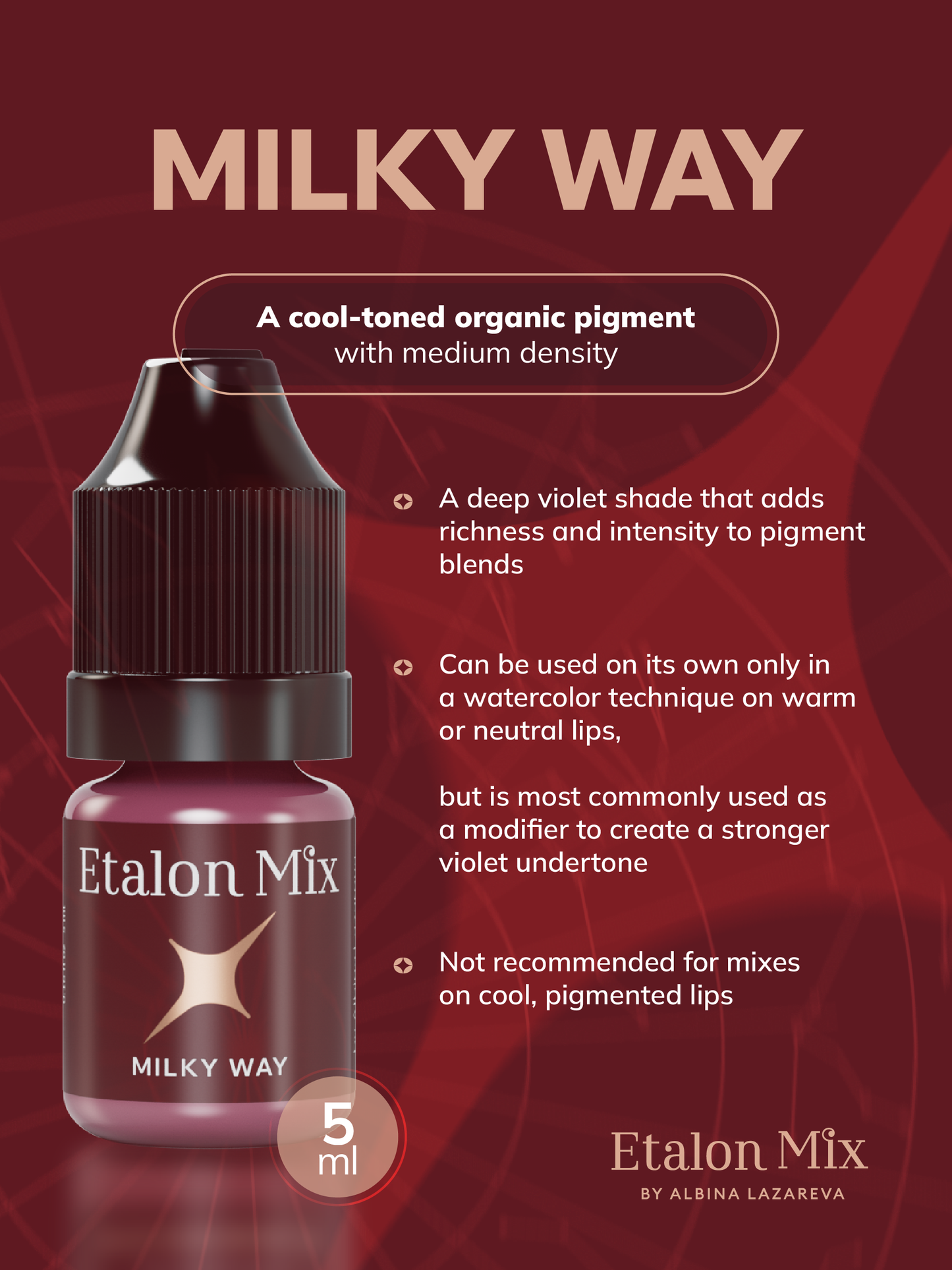 Etalon Mix Milky Way Organic Lips Pigment 5ml