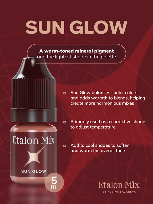 Etalon Mix Sun Glow Inorganic (Mineral) Lips Pigment 5ml