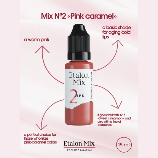 Etalon Mix №2 Pink Caramel Lips Pigment